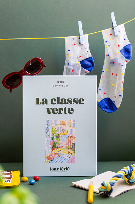 Puzzle 1000 pièces - La classe verte