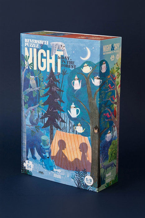 Puzzle - Night & day in the forest