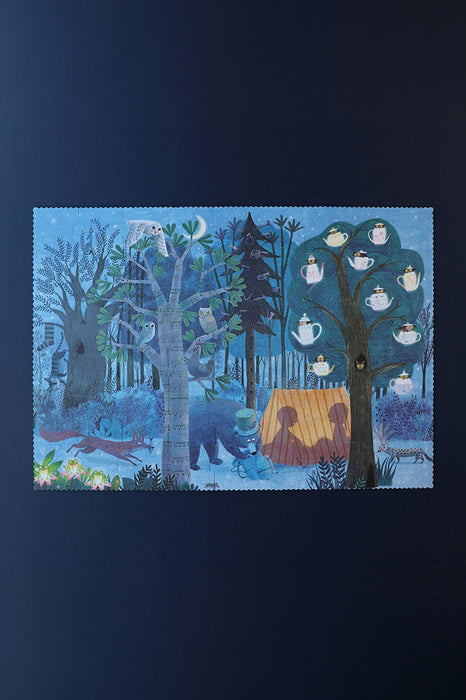 Puzzle - Night & day in the forest