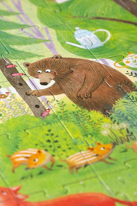Puzzle - Night & day in the forest