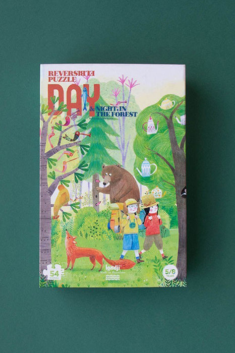 Puzzle - Night & day in the forest