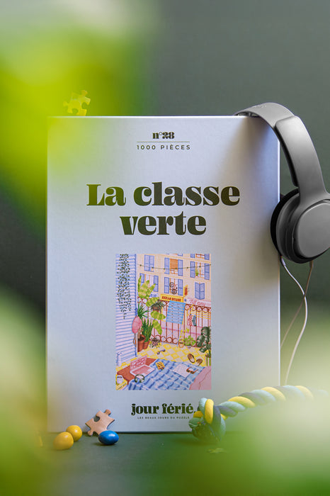Puzzle 1000 pièces - La classe verte