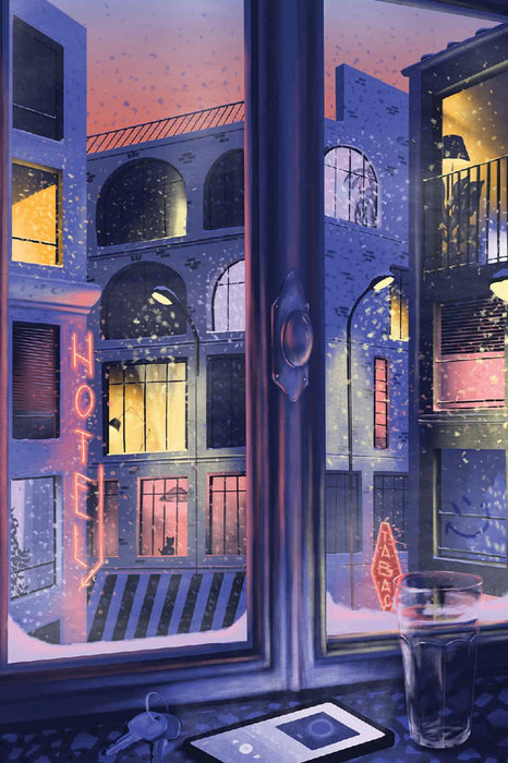 Puzzle 1000 pièces - La neige qui tombe