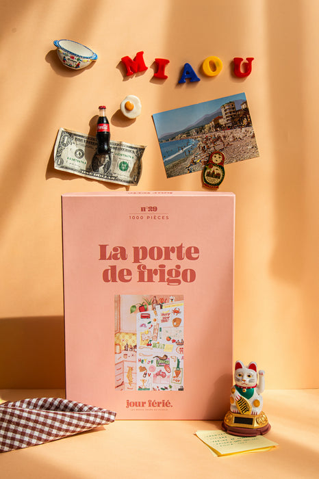 Puzzle 1000 pièces - La porte du frigo