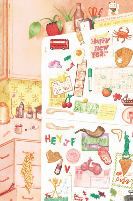 Puzzle 1000 pièces - La porte du frigo