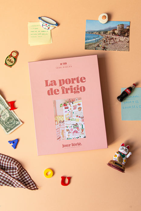 Puzzle 1000 pièces - La porte du frigo