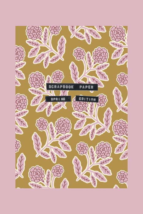 Carnet de papiers scrapbooking - Spring Edition