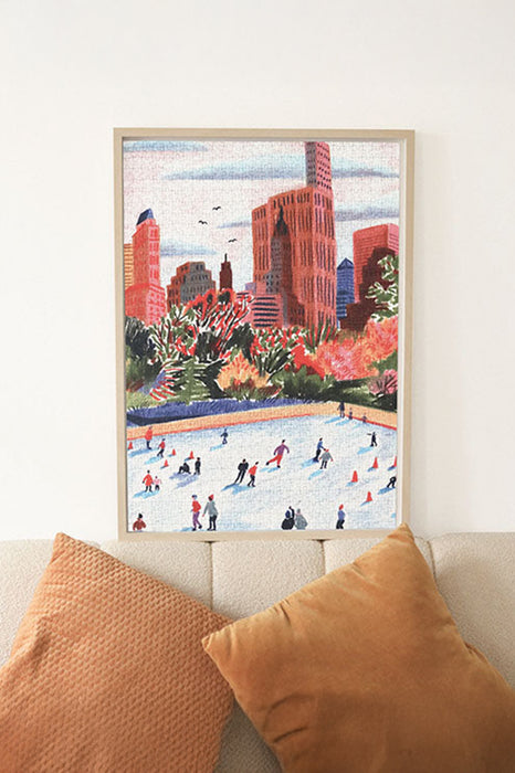 Puzzle 1000 pièces - Skating in New York