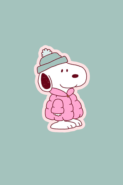 Sticker - Winter Snoopy
