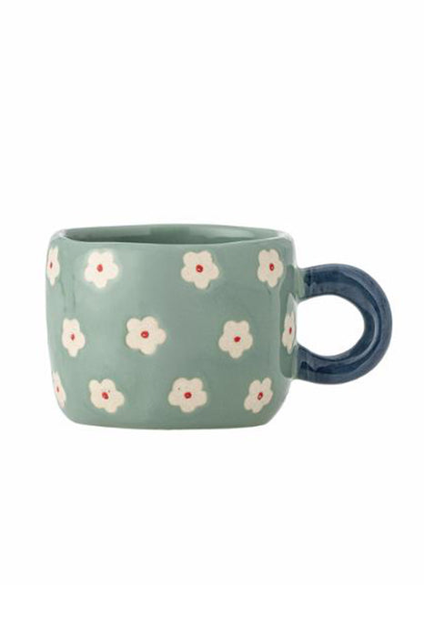 Tasse nini - Fleurs (bleu)