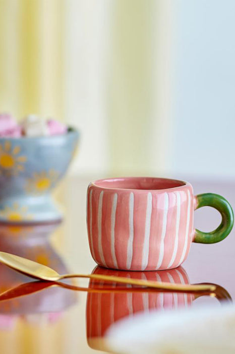 Tasse nini - Rayures (rose)