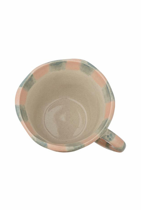 Tasse nini - Rayures (rose et bleu ciel)