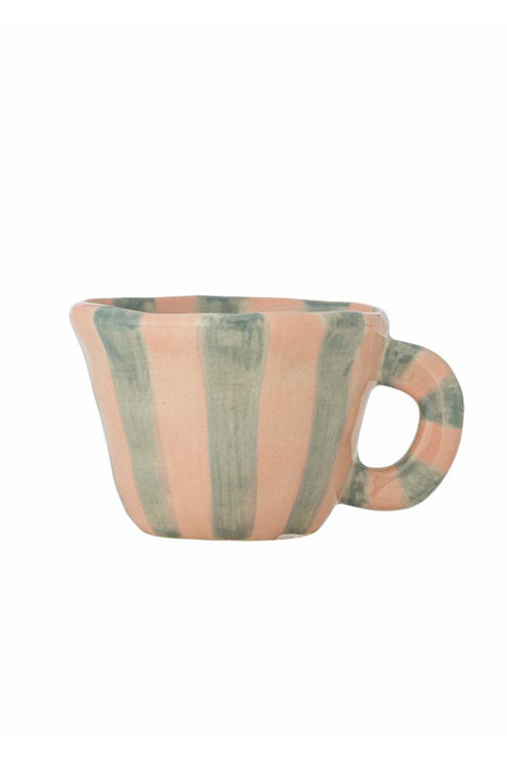 Tasse nini - Rayures (rose et bleu ciel)