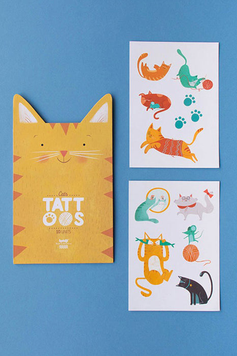 Tatouages éphémères - Chats