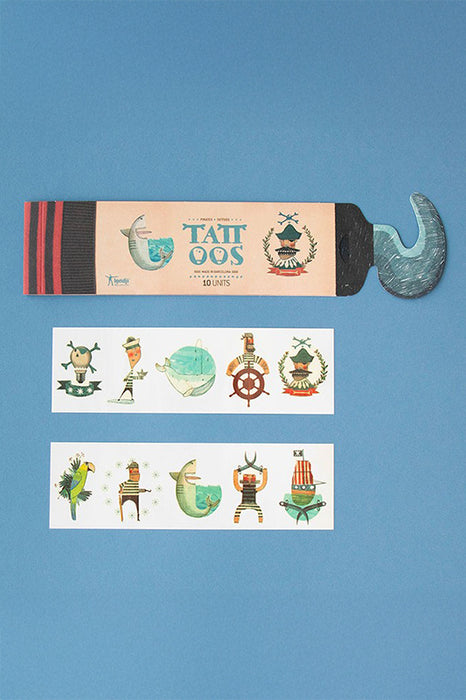 Tatouages éphémères - Pirates