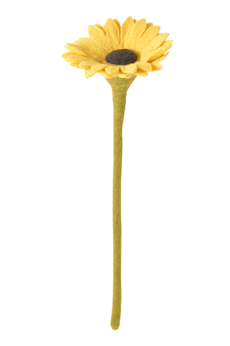 Fleur en laine - Tournesol