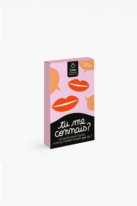 5 min - Tu me connais ?