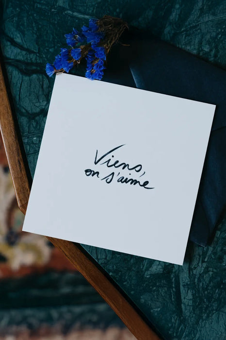 Carte - Viens on s'aime